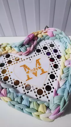 KIT BASES CORAÇÃO RATTAN DIA DAS MÃES - comprar online