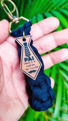 CHAVEIRO EM CROCHÊ DIA DOS PAIS - comprar online
