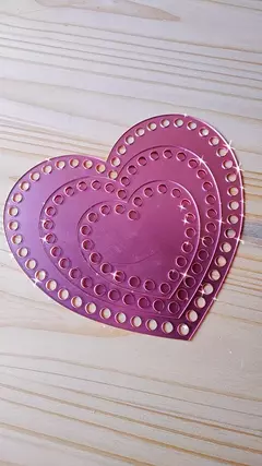 BASE PARA CROCHÊ CORAÇÃO