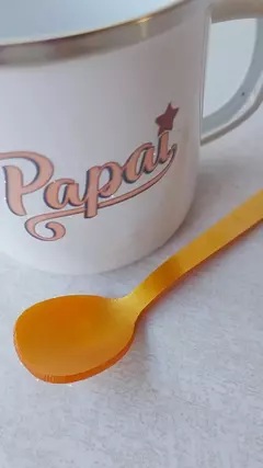 COLHER CAFÉ EM ACRÍLICO