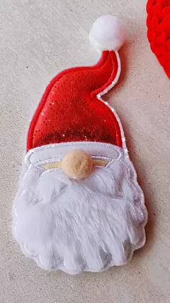 APLIQUE BORDADO NOEL - Gabriela Oliveira Ateliê 