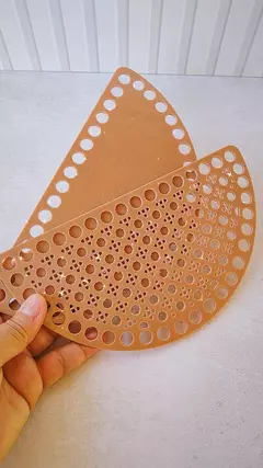 BASE PARA BOLSA MEIA LUA EM RATTAN - loja online