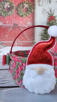 CESTO PORTA PANETONE - PEÇA PRONTA - comprar online