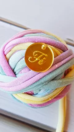 TAG FÉ REDONDINHA - 2CM - Gabriela Oliveira Ateliê 