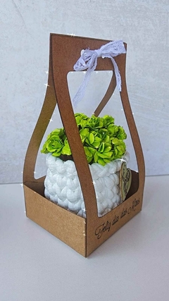 Imagem do EMBALAGEM MINI CACHEPÔ DIA DAS MÃES - 250G - 10 UNIDADES