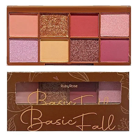 Paleta de Sombras Basic Fall Ruby Rose