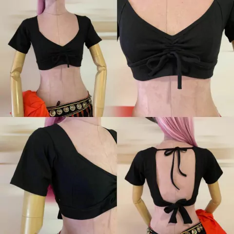 Choli manga 3/4s Algodón Licra (copia) on internet