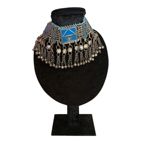 Choker Geométrico Azul - comprar en línea