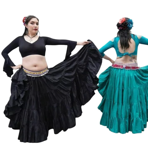 Choli manga 3/4s Algodón Licra - comprar en línea
