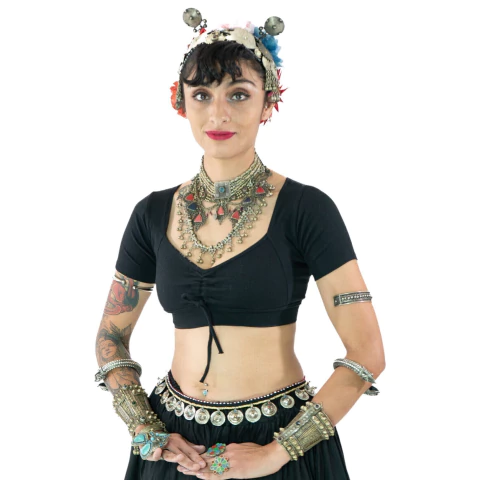 Choli Top Drapeado - comprar en línea