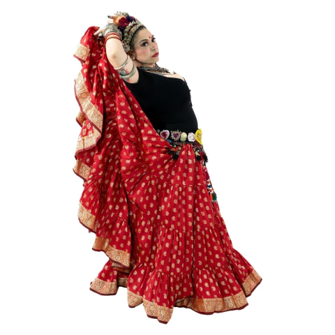 Falda Strim Gold Saree - comprar en línea