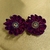 Par de Flores Tribal Monster Moradas #79 (8 cms) - comprar en línea