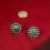 Aretes German Silver Mandala Rojo - comprar en línea