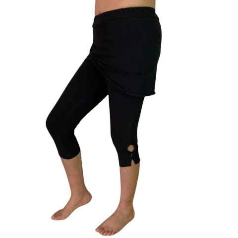 Pantalón Capri con Falda y Aro Metálico - buy online