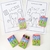 Kit 10 caixas Giz de Cera 5 Cores Mini P/ Lembrancinha + 20 Desenhos para Colorir vários temas