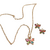 2/4 Conjunto Colar + brincos Borboleta - comprar online