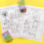 Kit 10 caixas Giz de Cera 5 Cores Mini + 20 Desenhos para Colorir Patrulha Canina