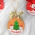 Kit 6 Pingente Natalino Enfeite para Arvore de Natal Slim - Dentinhos Odonto - Fada Do Dente Store