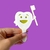 6/12/24/48 Espelho Infantil Dentinho Escova - Colorido 3 cores - loja online