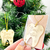 10/20/30/50 Lembrancinhas individuais Pingentes Natalinos Boas Festas - Acrilico Dourado - comprar online