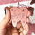 Kit 8 Pingentes Natalinos com palavras inspiradoras para decoração - Rose Gold