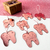 Kit 8 Pingentes Natalinos com palavras inspiradoras para decoração - Rose Gold