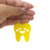 5/10 Chaveiros Dentinhos Emoji Acrílico - comprar online