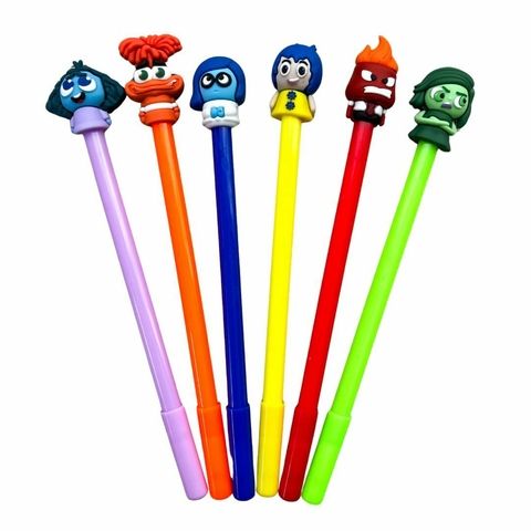 Kit 6 unid. Canetas Divertida Mente - comum - comprar online