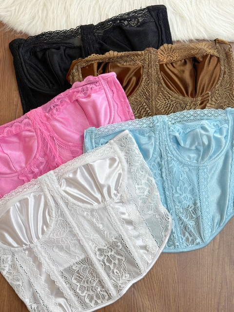 Cropped Corset Tomara que Caia