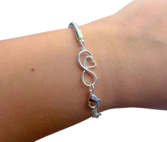 Pulseira ajustável infinito