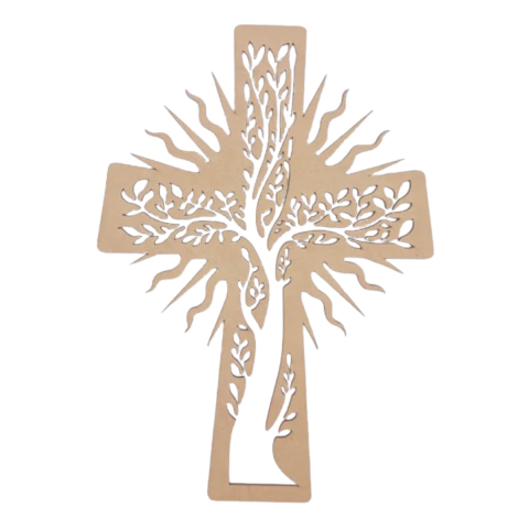 CRUZ TRABALHADA 25X17,5CM