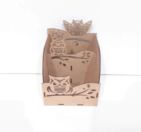 PORTA TRECO CORUJA 14,5X14X18CM