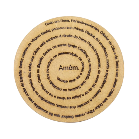 Mandala MDF Oração do Credo