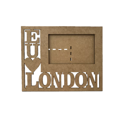 PORTA RETRATO LONDON 10X15CM (25X20CM)