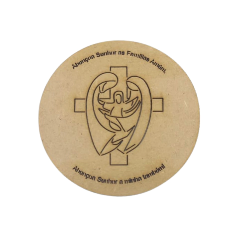 Mandala MDF Oração da Família