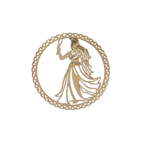 Mandala MDF Orixá Oxum