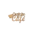 Recorte Frase "Cantinho do Café" 15x10 - MDF