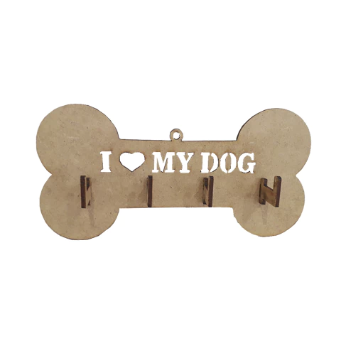 PORTA CHAVES DOG 20X10CM