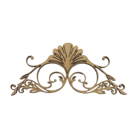 Cantoneira MDF Trabalhada 9x4cm Nº6