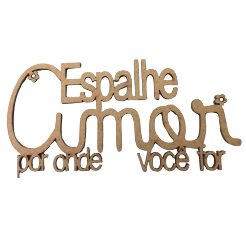 FRASE ESPALHE AMOR 10X5,5CM