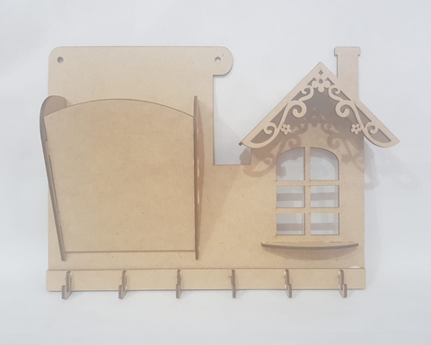PORTA CARTAS E CHAVES CASA CHAMINE 31X24CM