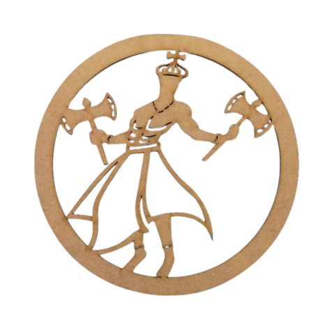 Mandala MDF Orixá Xangô