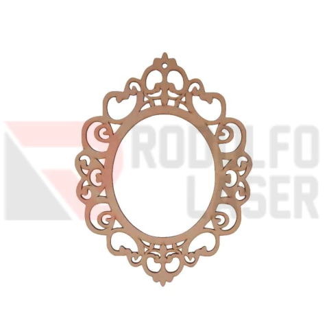 PLACA OVAL TRABALHADA COM FURO Nº3