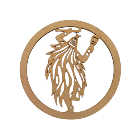 Mandala MDF Orixá Omolu