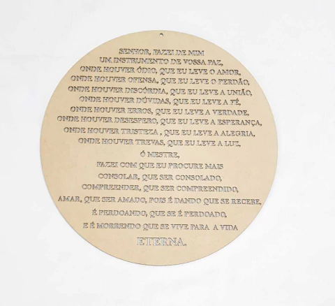 MANDALA ORACAO SÃO FRANCISCO Nº1
