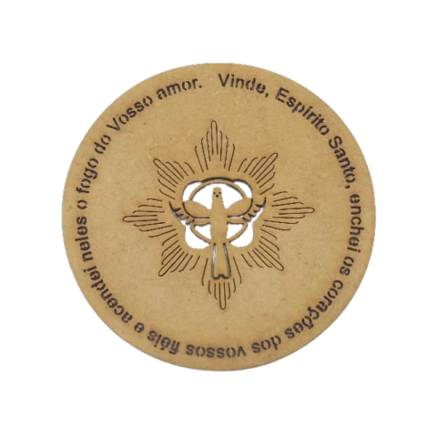 Mandala MDF Oração ao Espírito Santo