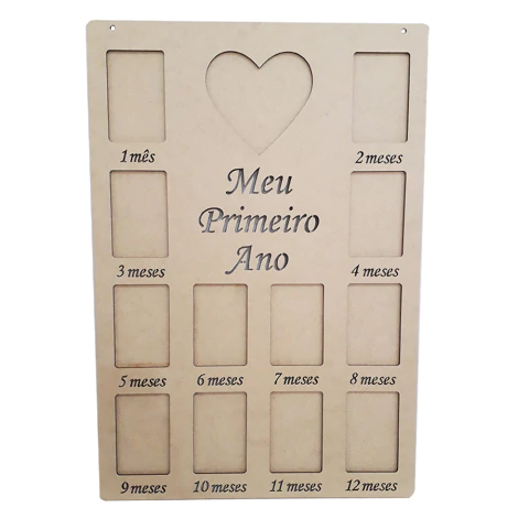 QUADRO MEU PRIMEIRO ANO 79,5X54CM