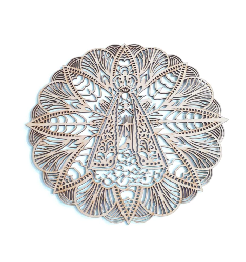 MANDALA NOSSA SENHORA APARECIDA TRABALHADA N°2