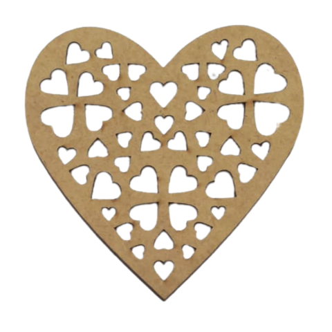 CORAÇÃO VAZADO LASER (TAMANHOS)