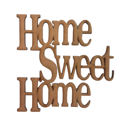 FRASE HOME SWEET HOME Nº2 (TAMANHOS)